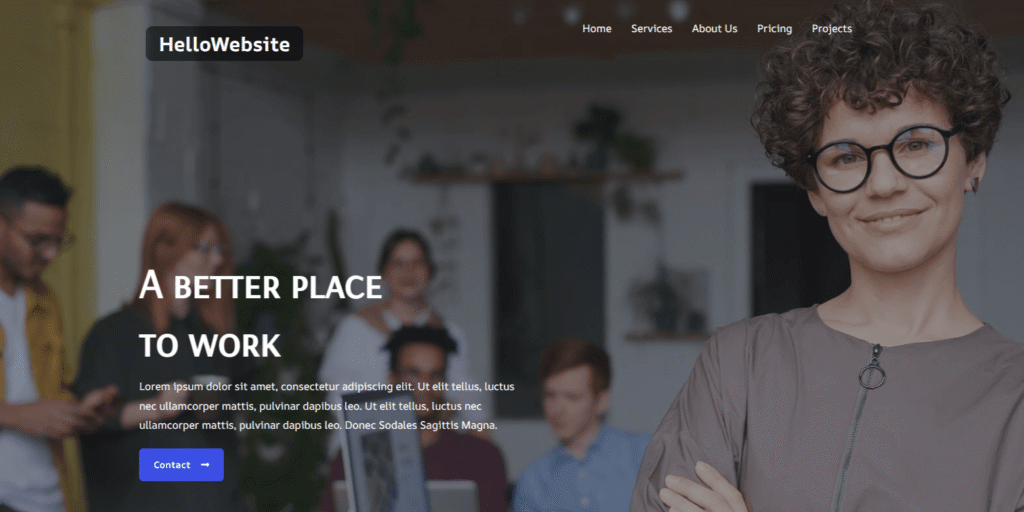 Hello Website Background Hello Website – Your New Identity